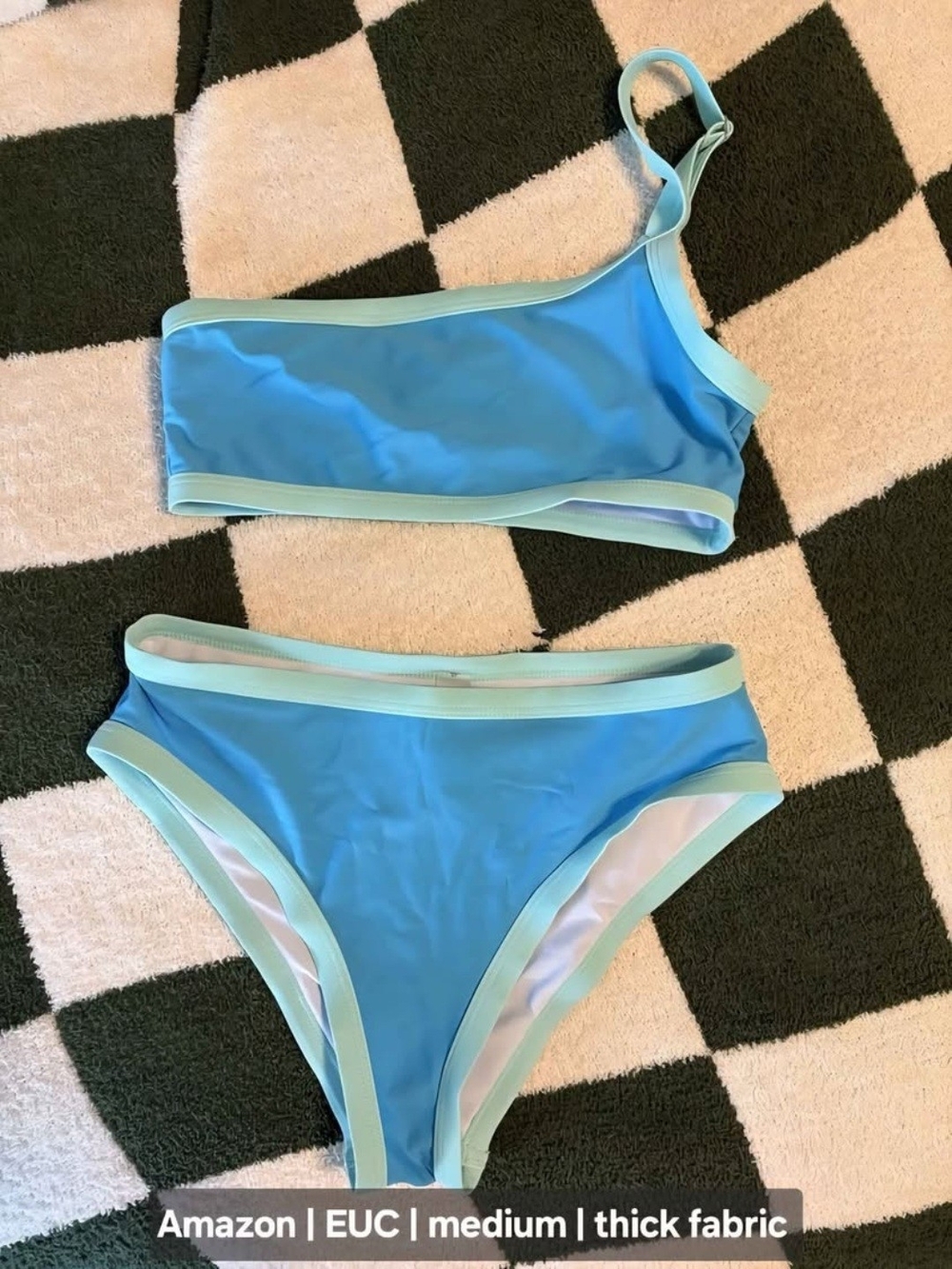 EUC One-Shoulder Bikini Set
